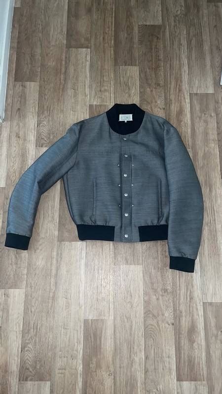 margiela line 14 leather bomber jacket replica
